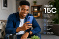 Redmi 15C — Long Battery Life Smartphone | 128GB + Free Screen Protector